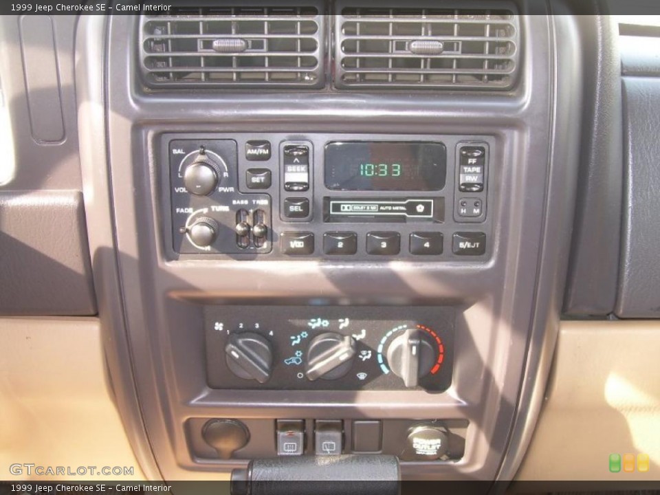 Camel Interior Controls for the 1999 Jeep Cherokee SE #46044929