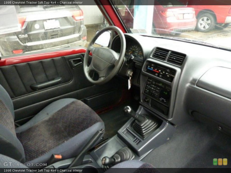 Charcoal 1998 Chevrolet Tracker Interiors