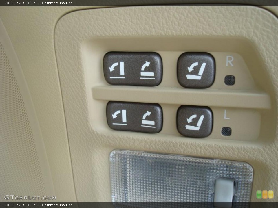 Cashmere Interior Controls for the 2010 Lexus LX 570 #46046325