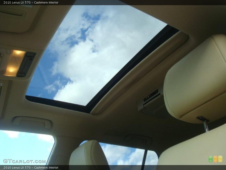 Cashmere Interior Sunroof for the 2010 Lexus LX 570 #46046384
