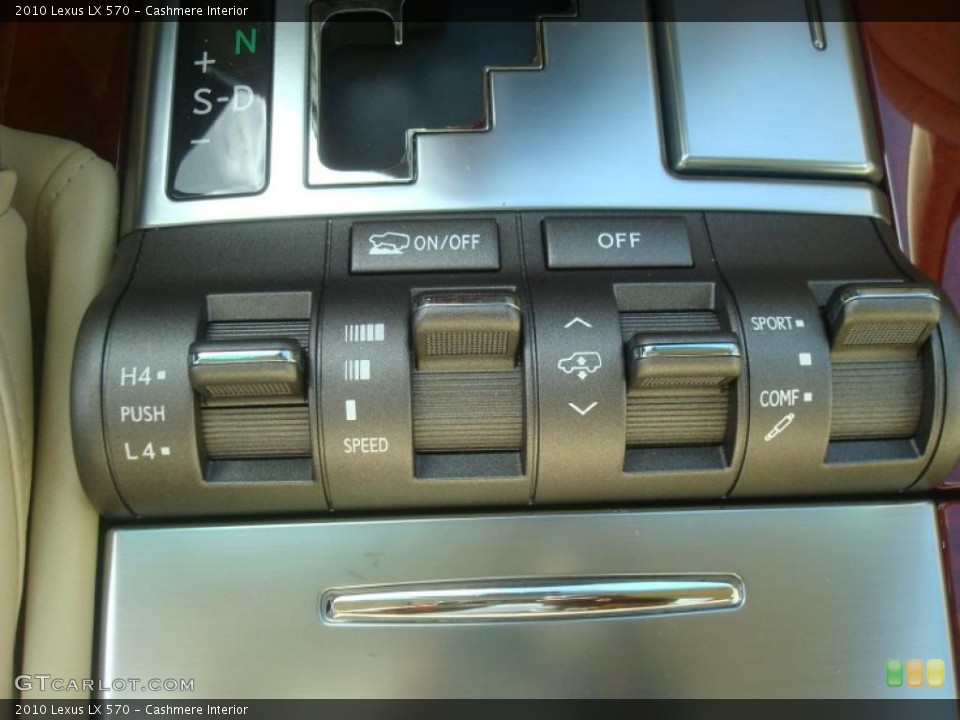 Cashmere Interior Controls for the 2010 Lexus LX 570 #46046426
