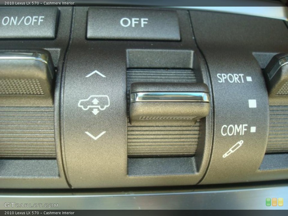Cashmere Interior Controls for the 2010 Lexus LX 570 #46046429
