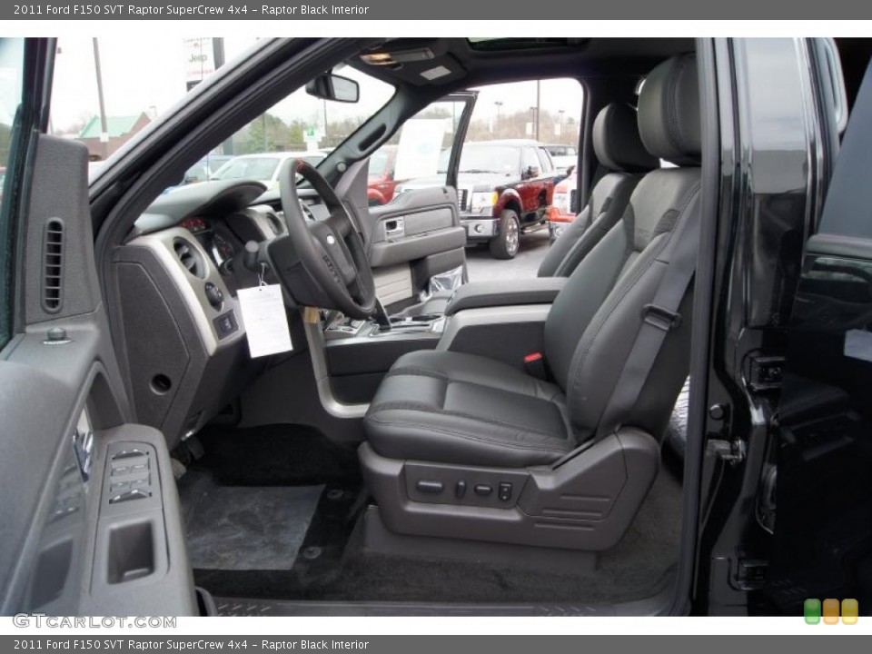 Raptor Black Interior Photo for the 2011 Ford F150 SVT Raptor SuperCrew 4x4 #46046984