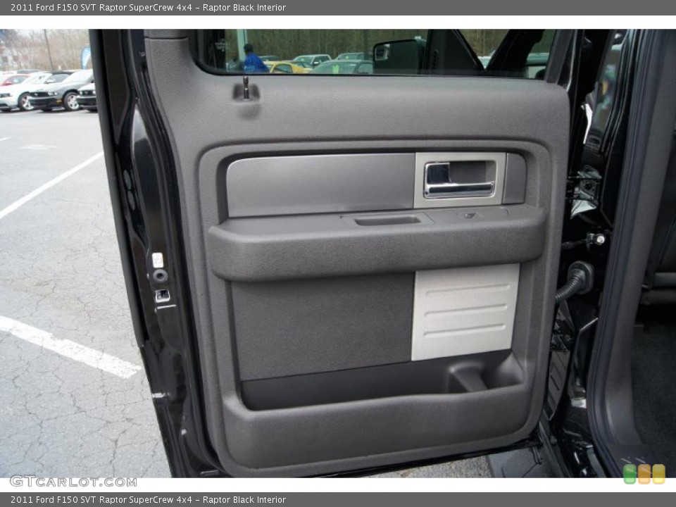 Raptor Black Interior Door Panel for the 2011 Ford F150 SVT Raptor SuperCrew 4x4 #46047002