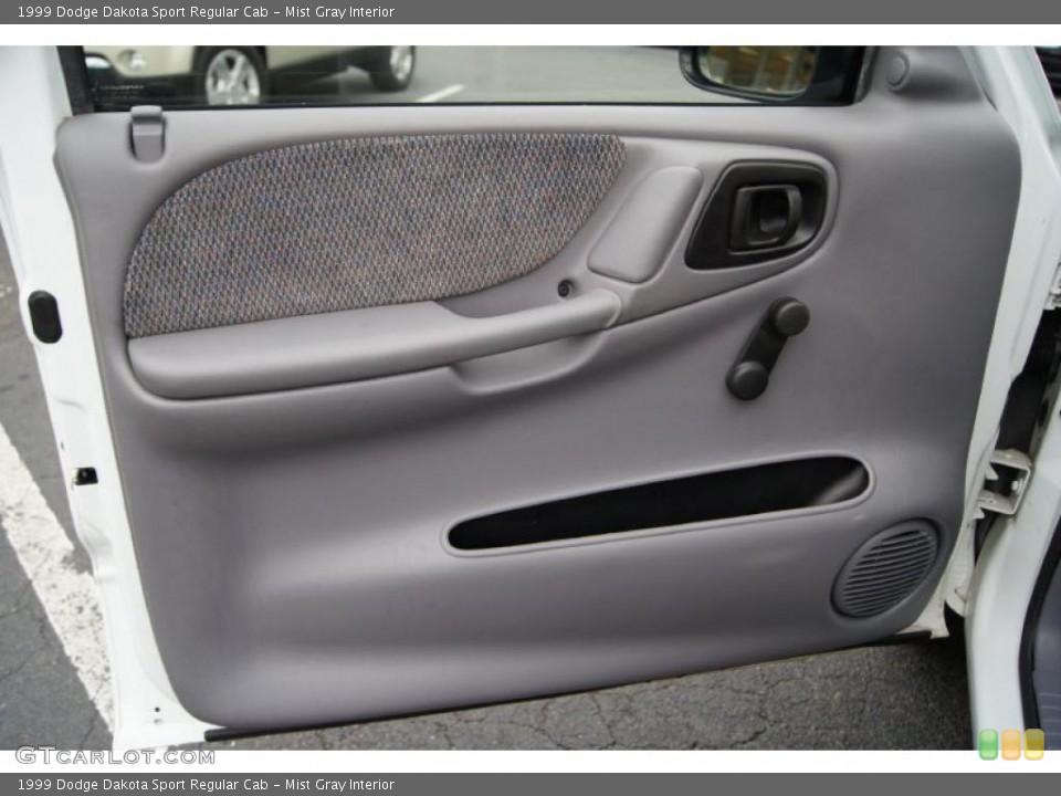 Mist Gray Interior Door Panel for the 1999 Dodge Dakota Sport Regular Cab #46047050