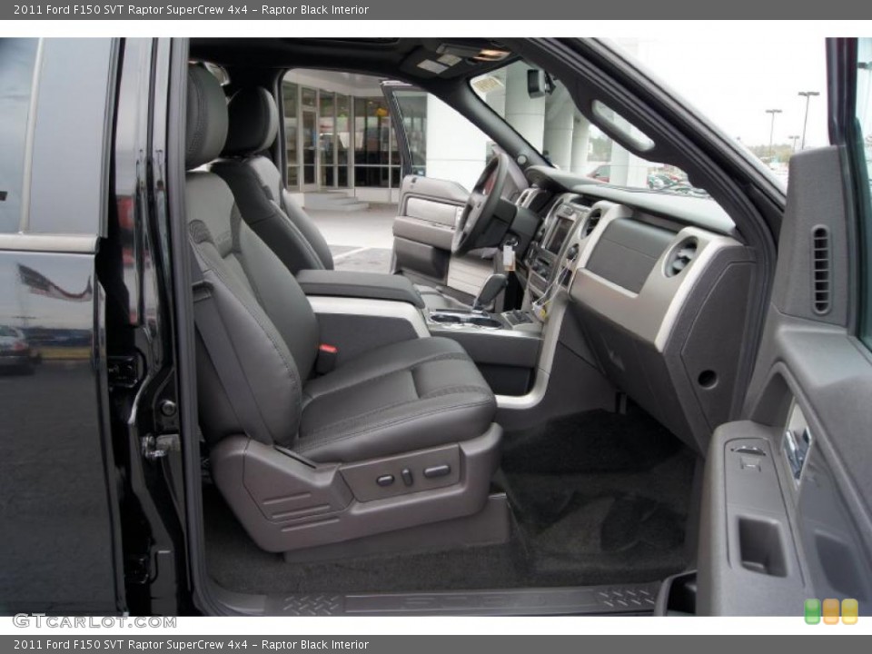 Raptor Black Interior Photo for the 2011 Ford F150 SVT Raptor SuperCrew 4x4 #46047071