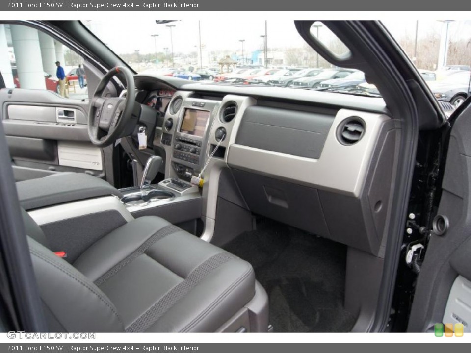 Raptor Black Interior Dashboard for the 2011 Ford F150 SVT Raptor SuperCrew 4x4 #46047083