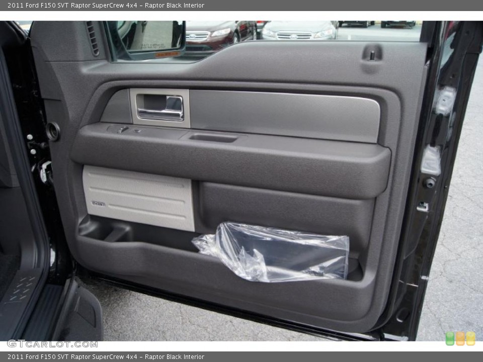 Raptor Black Interior Door Panel for the 2011 Ford F150 SVT Raptor SuperCrew 4x4 #46047095
