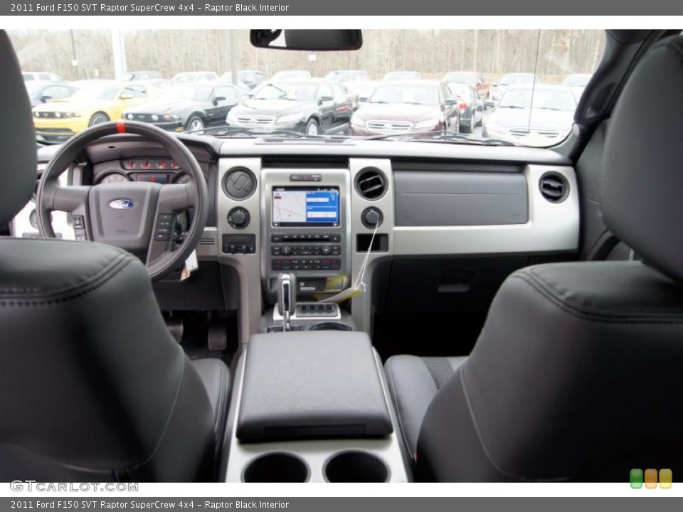 Raptor Black Interior Dashboard for the 2011 Ford F150 SVT Raptor SuperCrew 4x4 #46047203