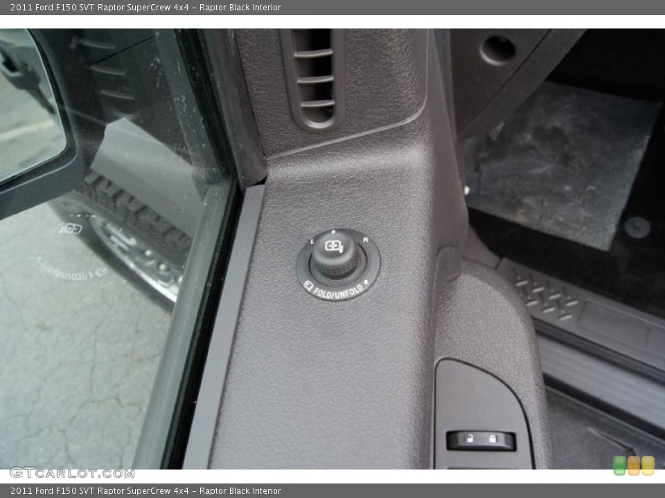 Raptor Black Interior Controls for the 2011 Ford F150 SVT Raptor SuperCrew 4x4 #46047215