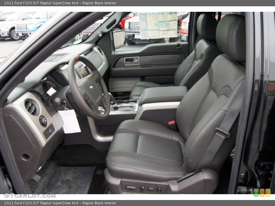 Raptor Black Interior Photo for the 2011 Ford F150 SVT Raptor SuperCrew 4x4 #46047233