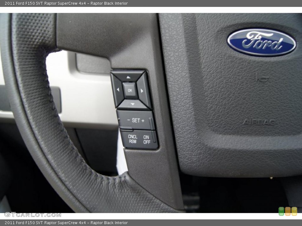 Raptor Black Interior Controls for the 2011 Ford F150 SVT Raptor SuperCrew 4x4 #46047251