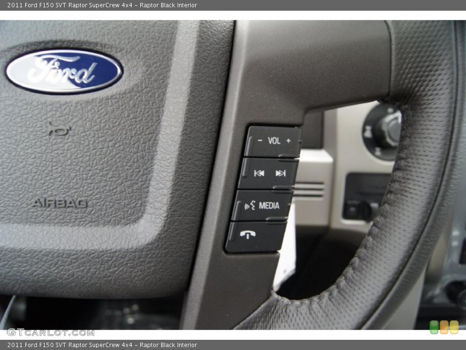 Raptor Black Interior Controls for the 2011 Ford F150 SVT Raptor SuperCrew 4x4 #46047254