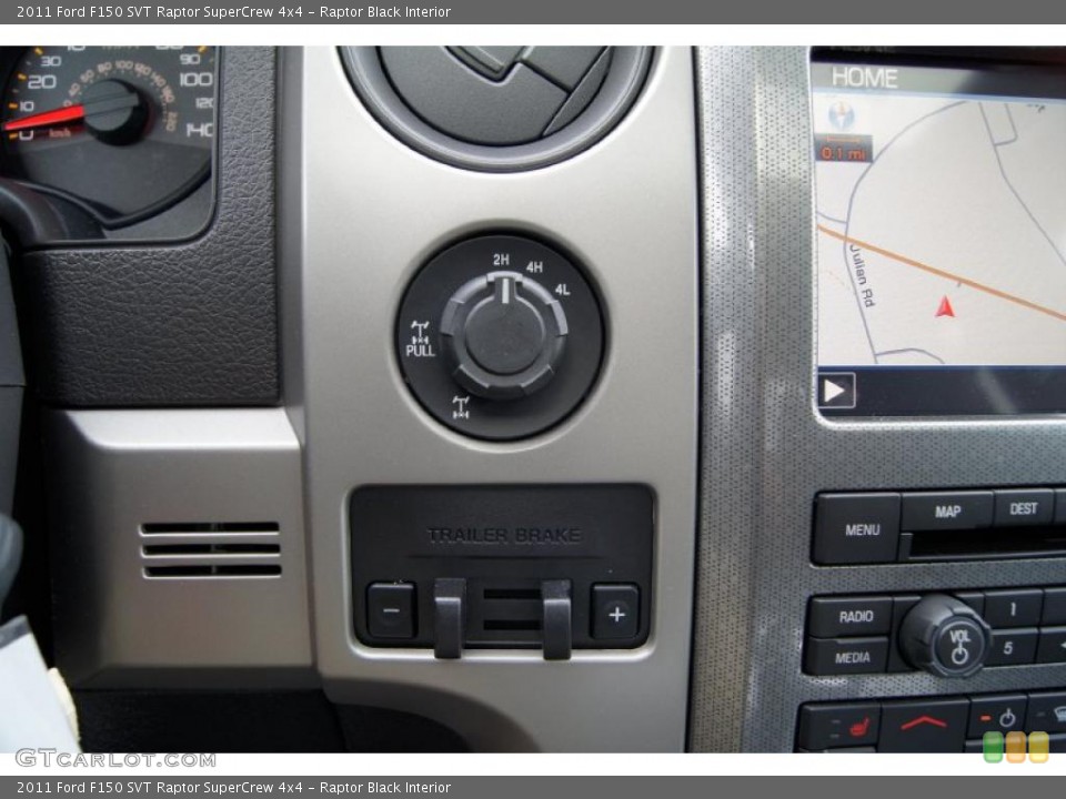 Raptor Black Interior Controls for the 2011 Ford F150 SVT Raptor SuperCrew 4x4 #46047260