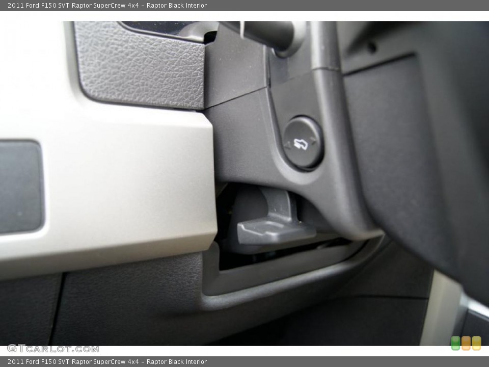 Raptor Black Interior Controls for the 2011 Ford F150 SVT Raptor SuperCrew 4x4 #46047293