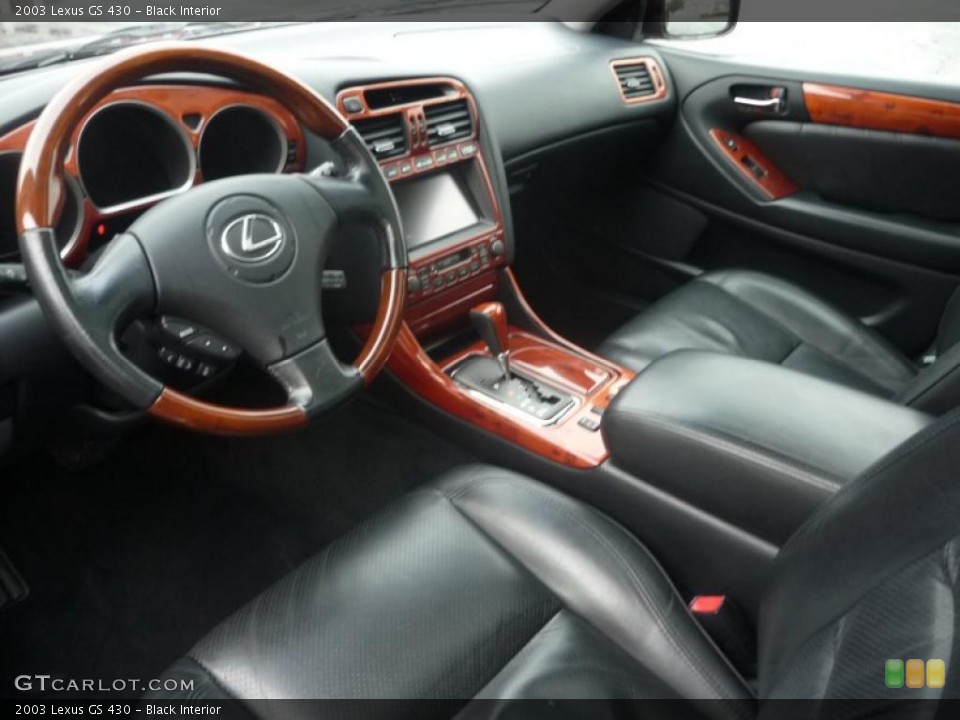 Black Interior Photo for the 2003 Lexus GS 430 #46047395