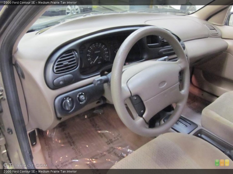 Medium Prairie Tan 2000 Ford Contour Interiors