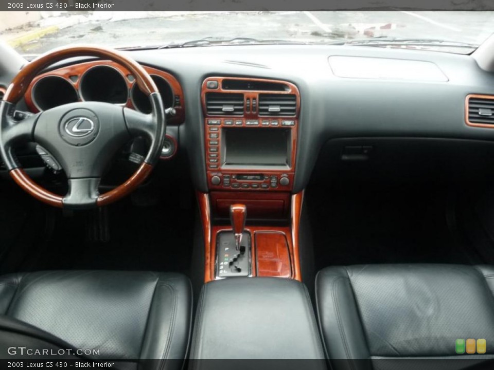 Black Interior Dashboard for the 2003 Lexus GS 430 #46047458