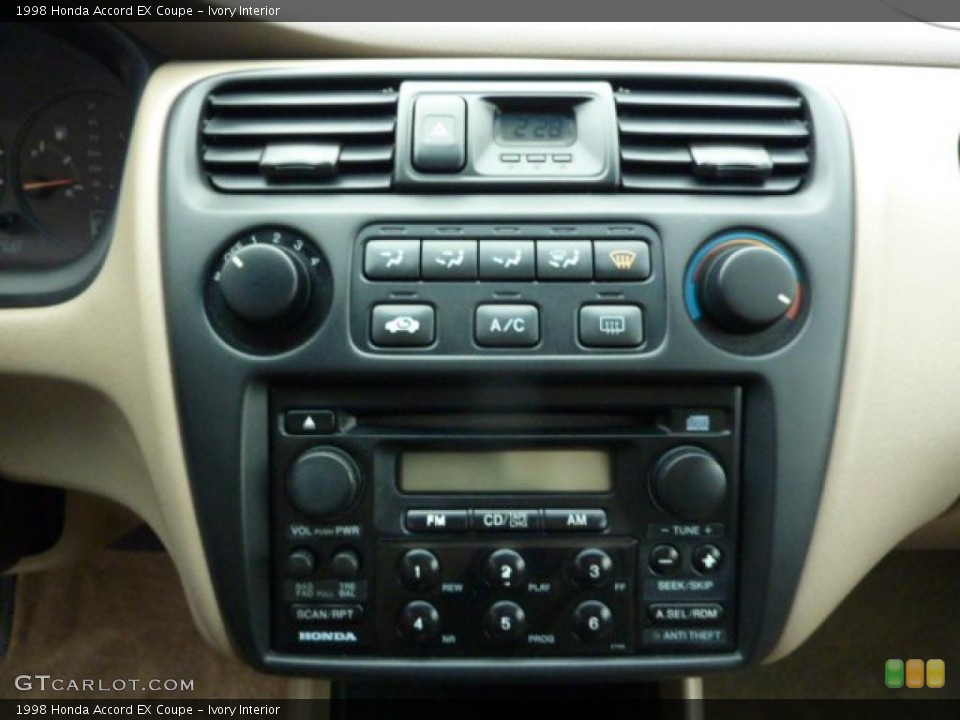Ivory Interior Controls for the 1998 Honda Accord EX Coupe #46048622