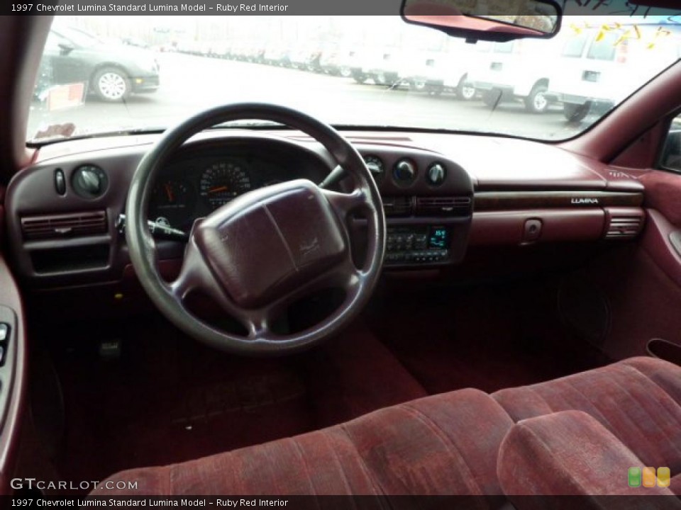 Ruby Red Interior Prime Interior for the 1997 Chevrolet Lumina  #46048808