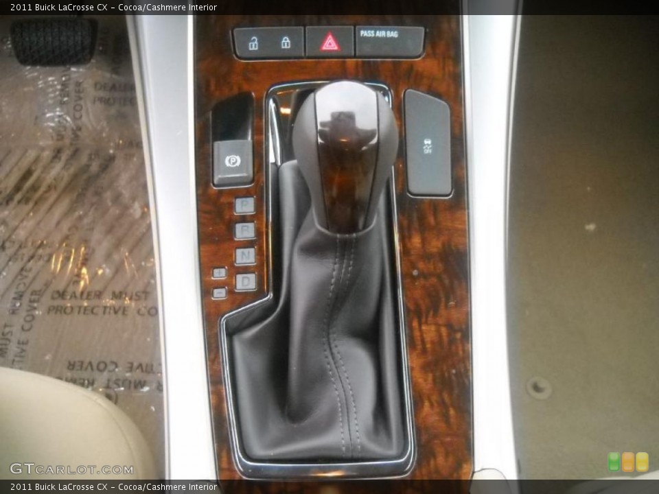 Cocoa/Cashmere Interior Transmission for the 2011 Buick LaCrosse CX #46048862