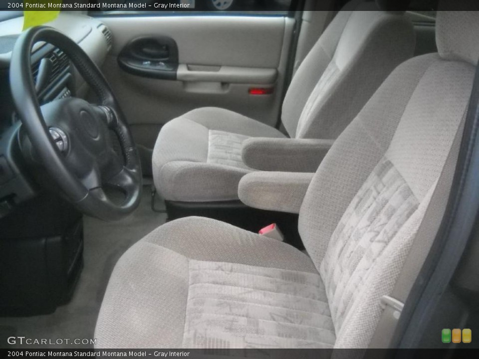 Gray Interior Photo for the 2004 Pontiac Montana  #46049212