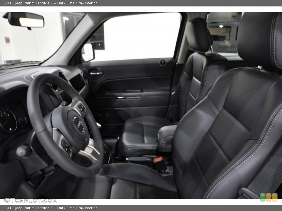 Dark Slate Gray Interior Photo for the 2011 Jeep Patriot Latitude X #46050945