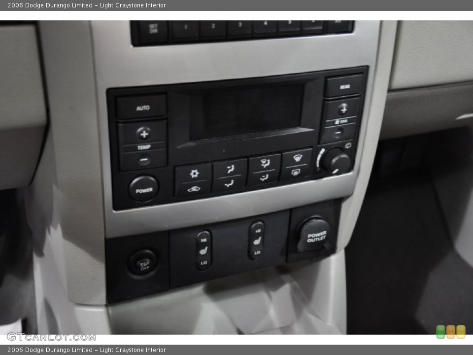 Light Graystone Interior Controls for the 2006 Dodge Durango Limited #46050978