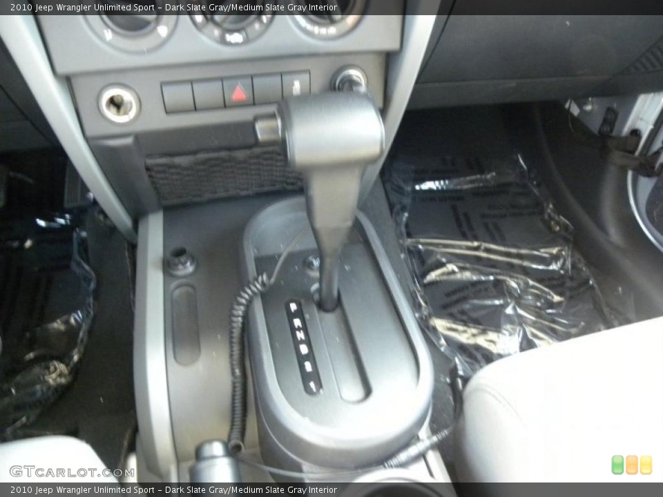 Dark Slate Gray/Medium Slate Gray Interior Transmission for the 2010 Jeep Wrangler Unlimited Sport #46052374