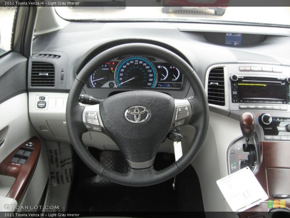 Light Gray Interior Steering Wheel for the 2011 Toyota Venza I4 #46053229