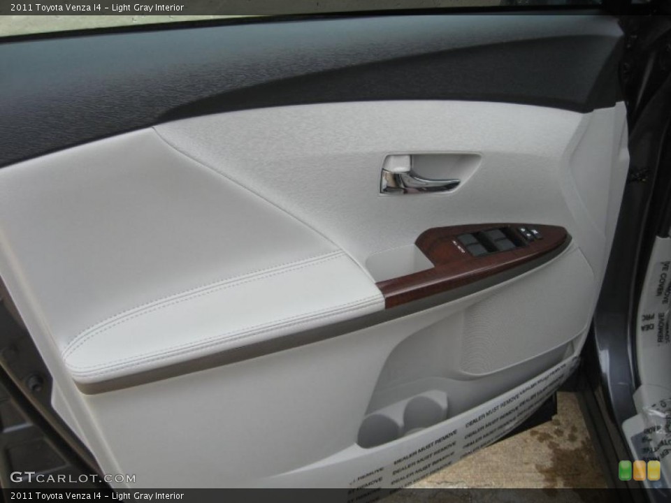 Light Gray Interior Door Panel for the 2011 Toyota Venza I4 #46053277