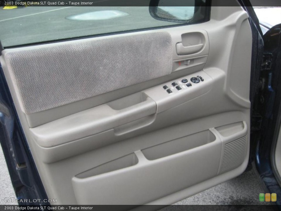 Taupe Interior Door Panel for the 2003 Dodge Dakota SLT Quad Cab #46053634