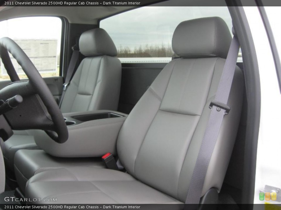 Dark Titanium Interior Photo for the 2011 Chevrolet Silverado 2500HD Regular Cab Chassis #46054276