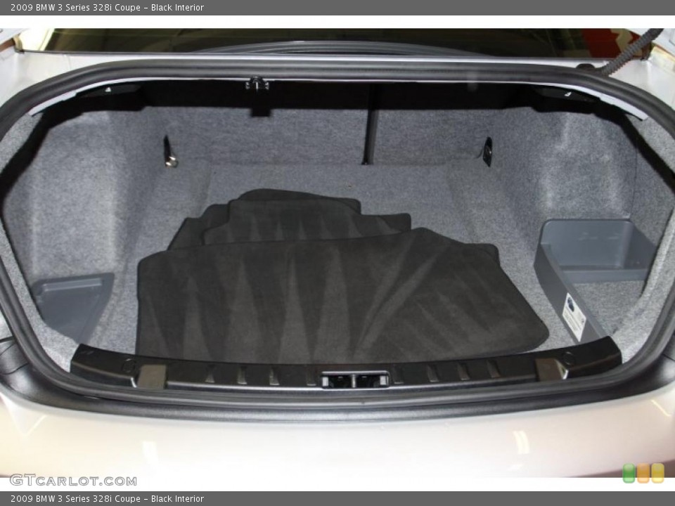 Black Interior Trunk for the 2009 BMW 3 Series 328i Coupe #46056146