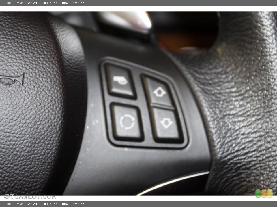 Black Interior Controls for the 2009 BMW 3 Series 328i Coupe #46056362