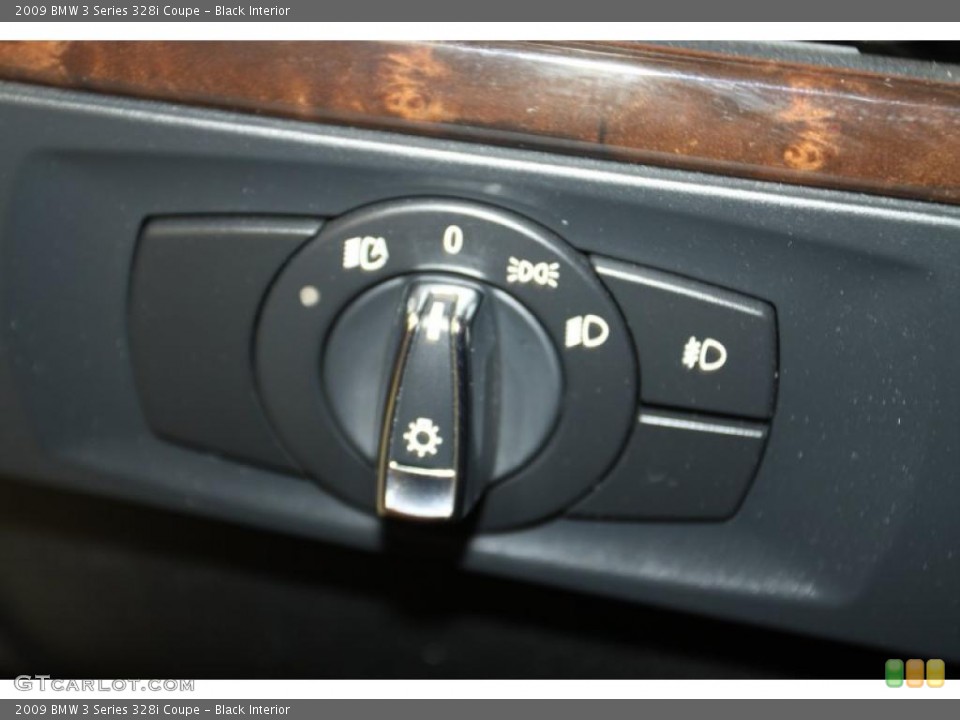 Black Interior Controls for the 2009 BMW 3 Series 328i Coupe #46056416