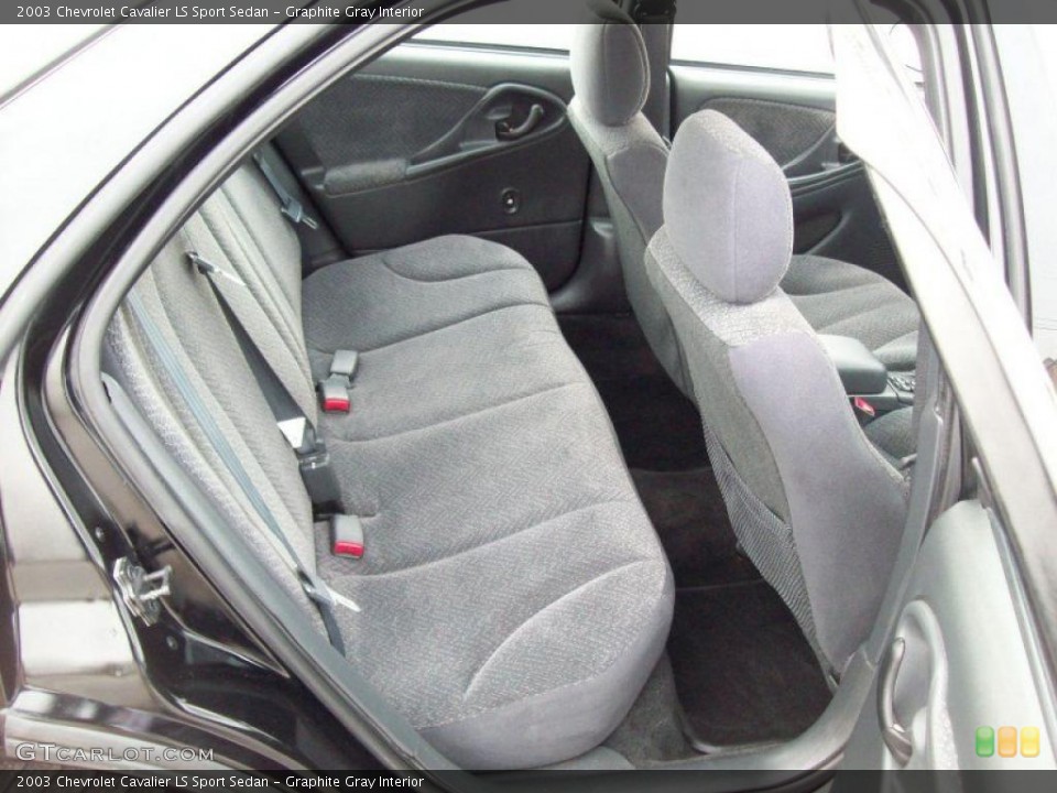 Graphite Gray Interior Photo for the 2003 Chevrolet Cavalier LS Sport Sedan #46057916