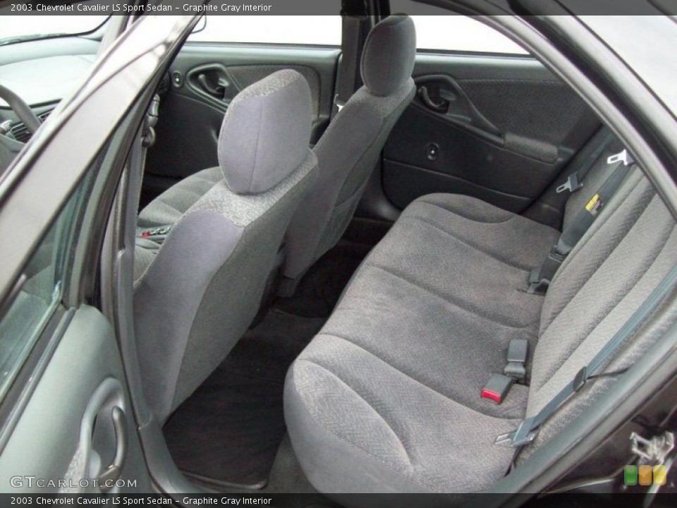 Graphite Gray Interior Photo for the 2003 Chevrolet Cavalier LS Sport Sedan #46057934