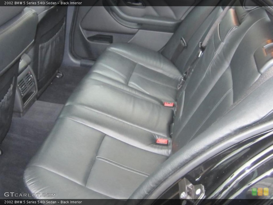 Black Interior Photo for the 2002 BMW 5 Series 540i Sedan #46060077