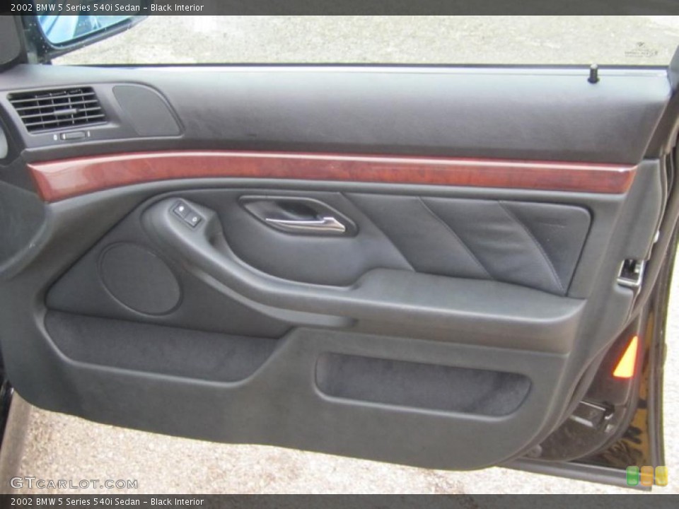 Black Interior Door Panel for the 2002 BMW 5 Series 540i Sedan #46060095