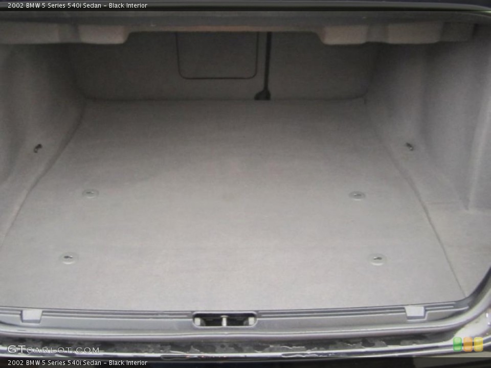 Black Interior Trunk for the 2002 BMW 5 Series 540i Sedan #46060098