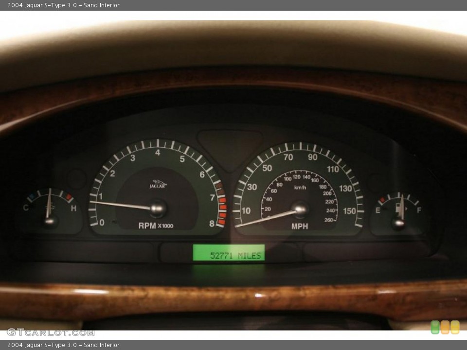 Sand Interior Gauges for the 2004 Jaguar S-Type 3.0 #46060299