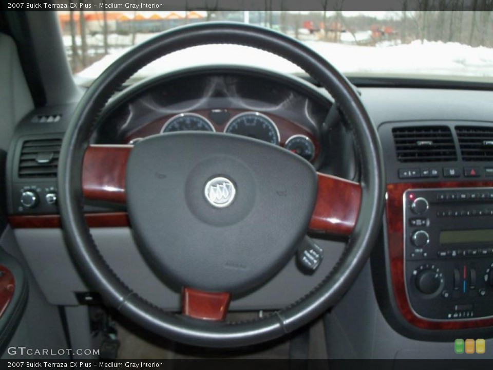 Medium Gray Interior Steering Wheel for the 2007 Buick Terraza CX Plus #46061076