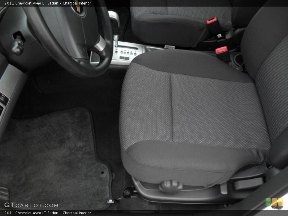 Charcoal Interior Photo for the 2011 Chevrolet Aveo LT Sedan #46062294