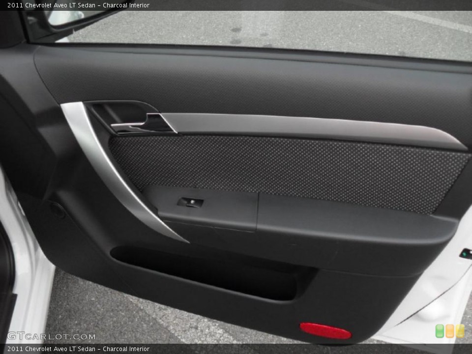 Charcoal Interior Door Panel for the 2011 Chevrolet Aveo LT Sedan #46062627