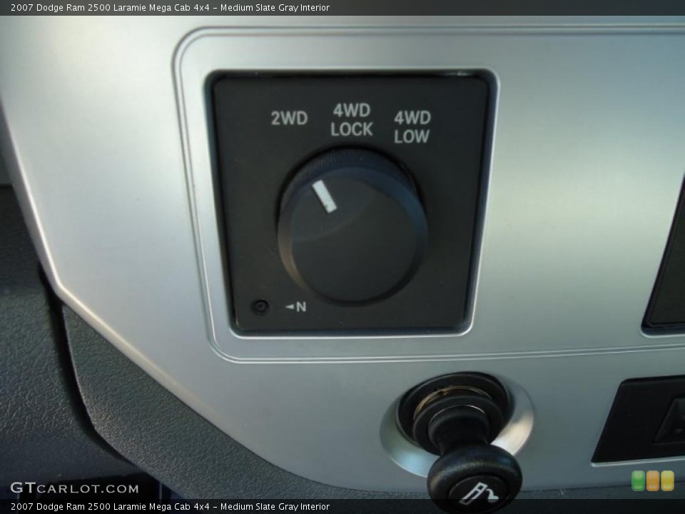 Medium Slate Gray Interior Controls for the 2007 Dodge Ram 2500 Laramie Mega Cab 4x4 #46063671