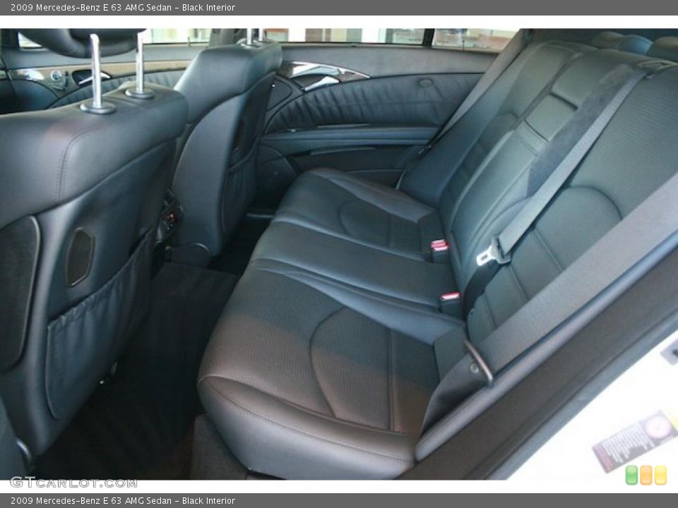 Black Interior Photo for the 2009 Mercedes-Benz E 63 AMG Sedan #46064199