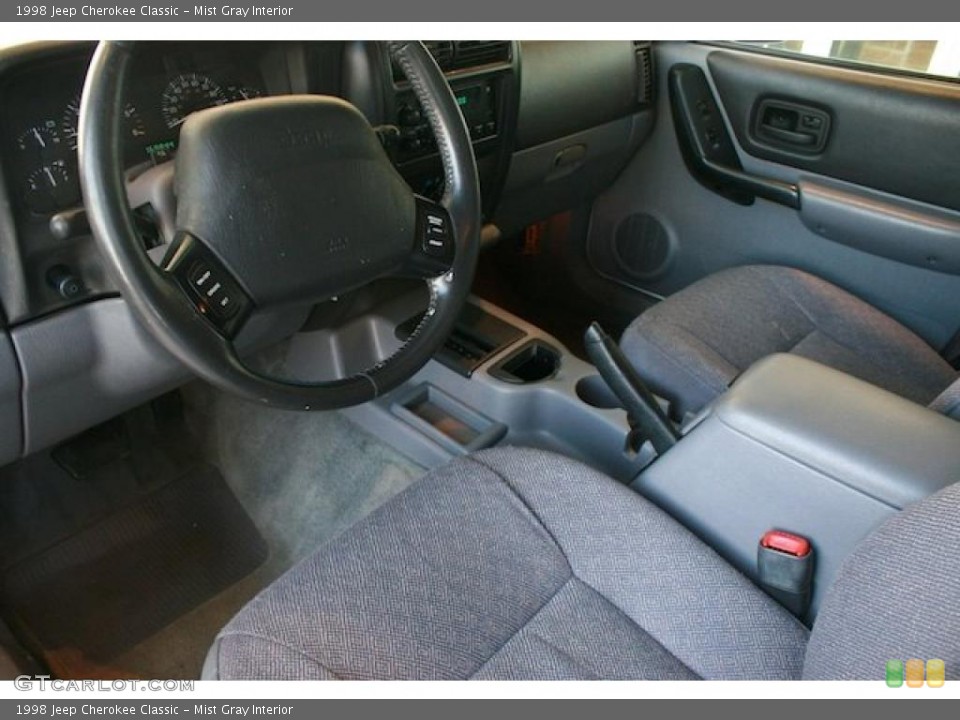 Mist Gray Interior Photo for the 1998 Jeep Cherokee Classic #46064379