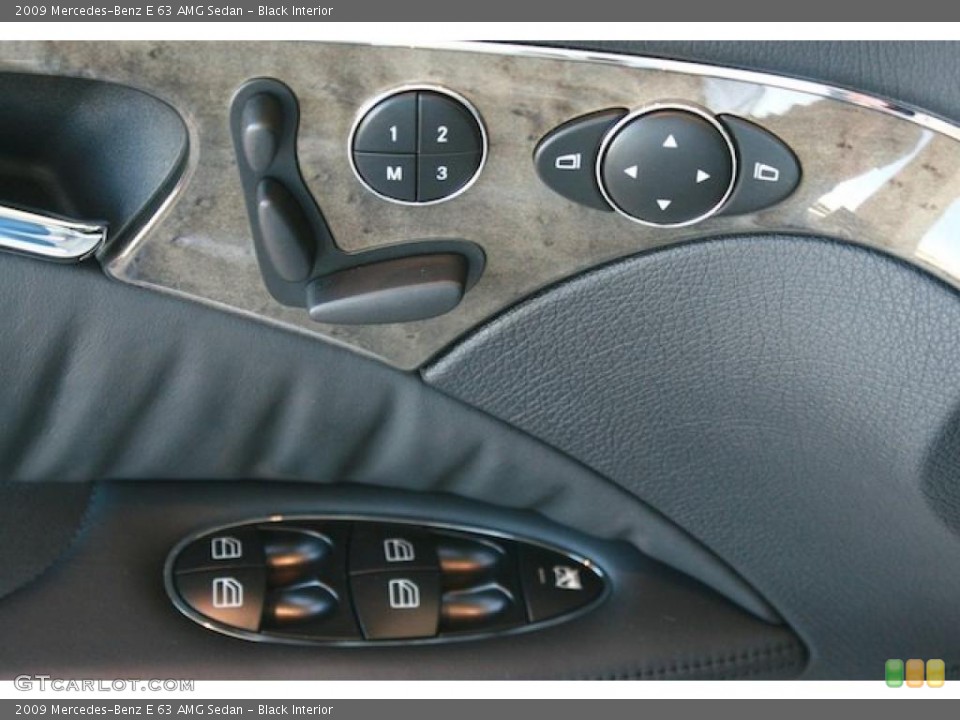 Black Interior Controls for the 2009 Mercedes-Benz E 63 AMG Sedan #46064385