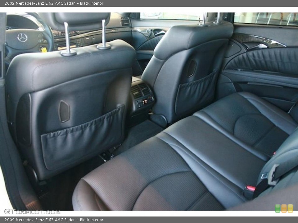 Black Interior Photo for the 2009 Mercedes-Benz E 63 AMG Sedan #46064430